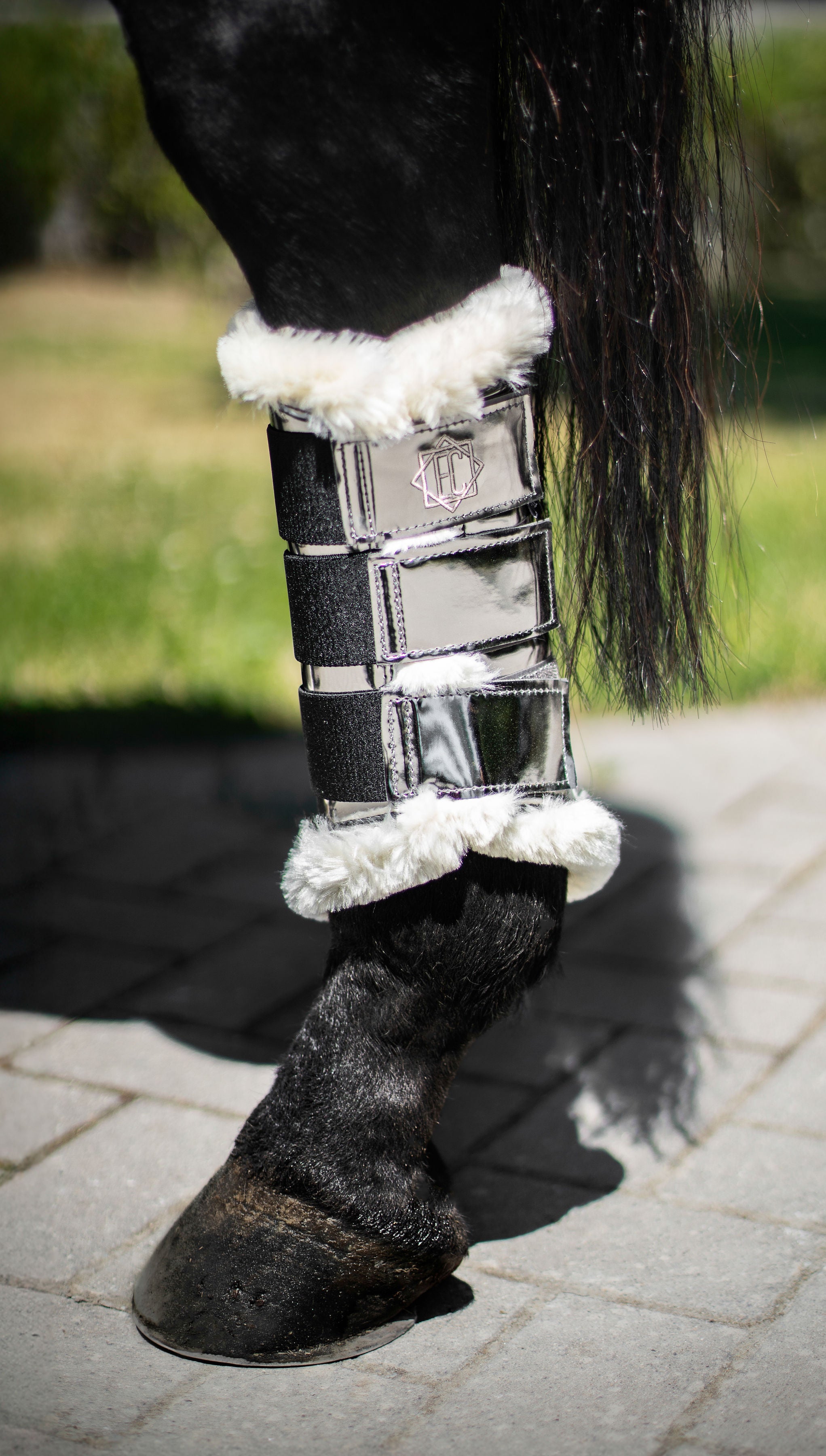 Smokey Quartz Brush Boots
