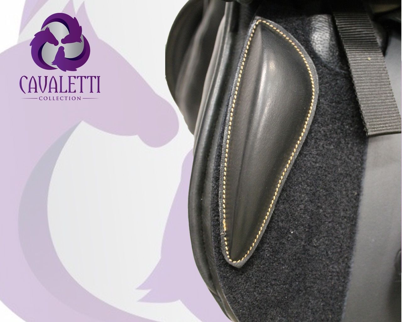 17" Cavaletti Jump Saddle - Brown