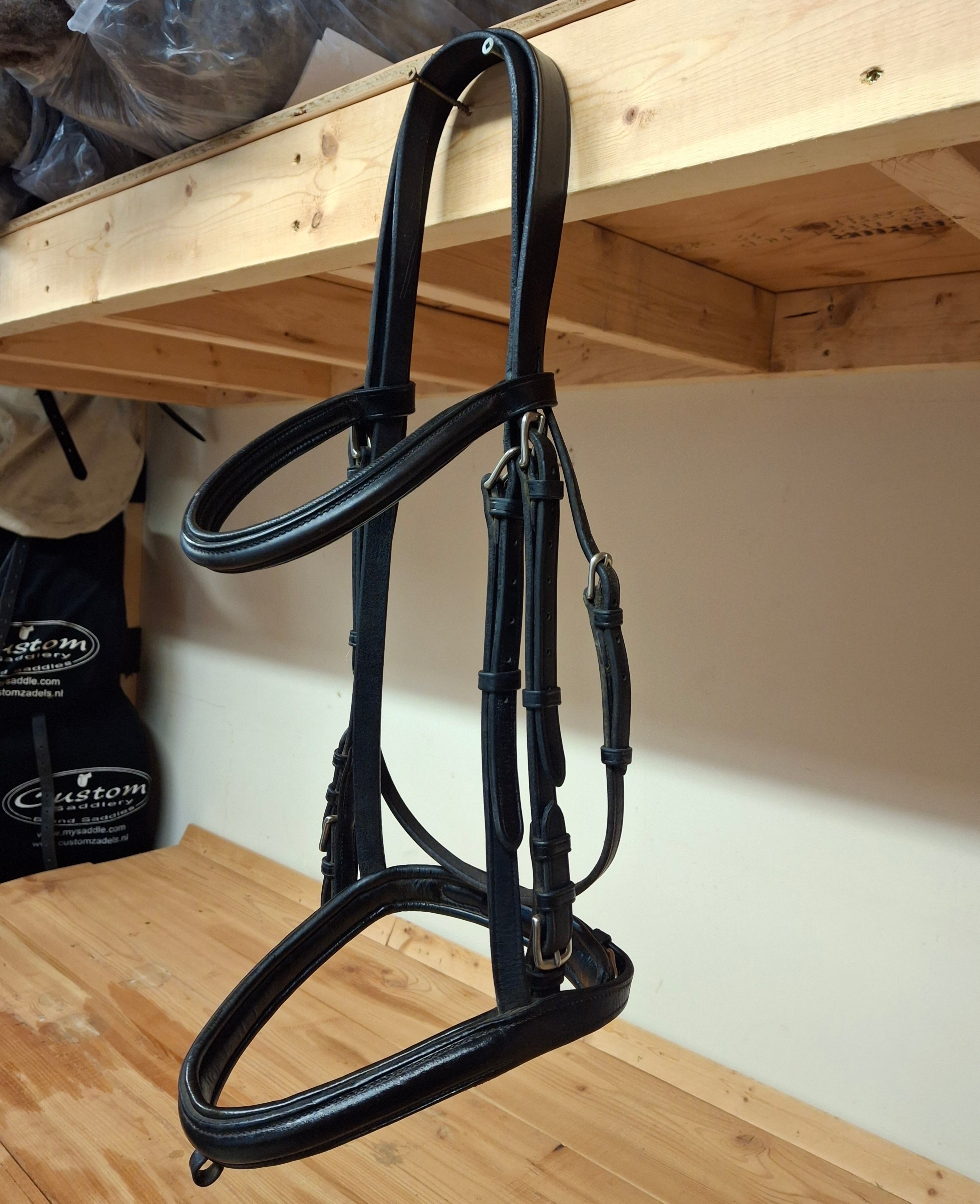 Used WB Black Bridle and Reins