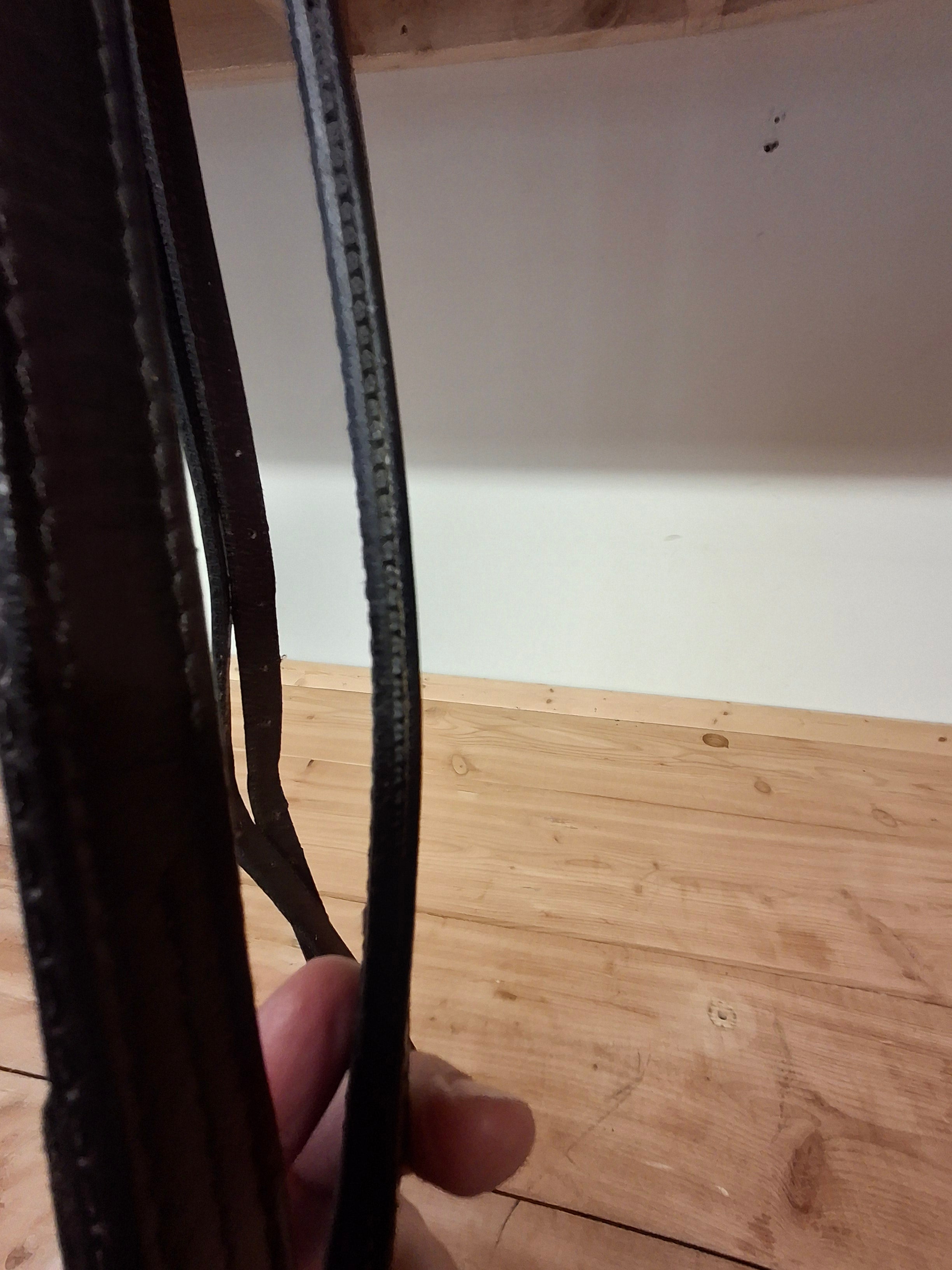 Used Dark Brown slim Stirrup Leathers