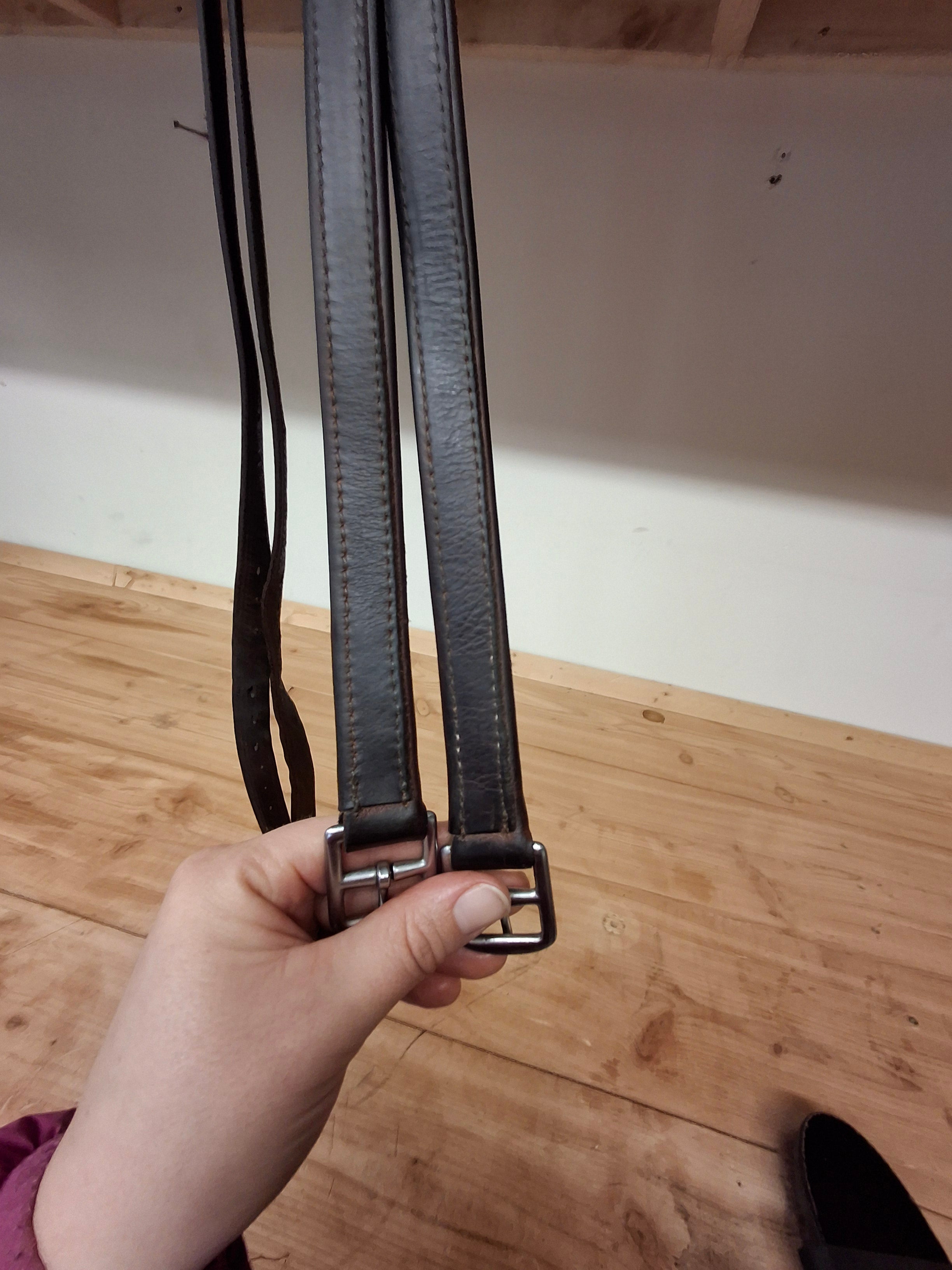 Used Brown CWD Stirrup Leathers - 56"