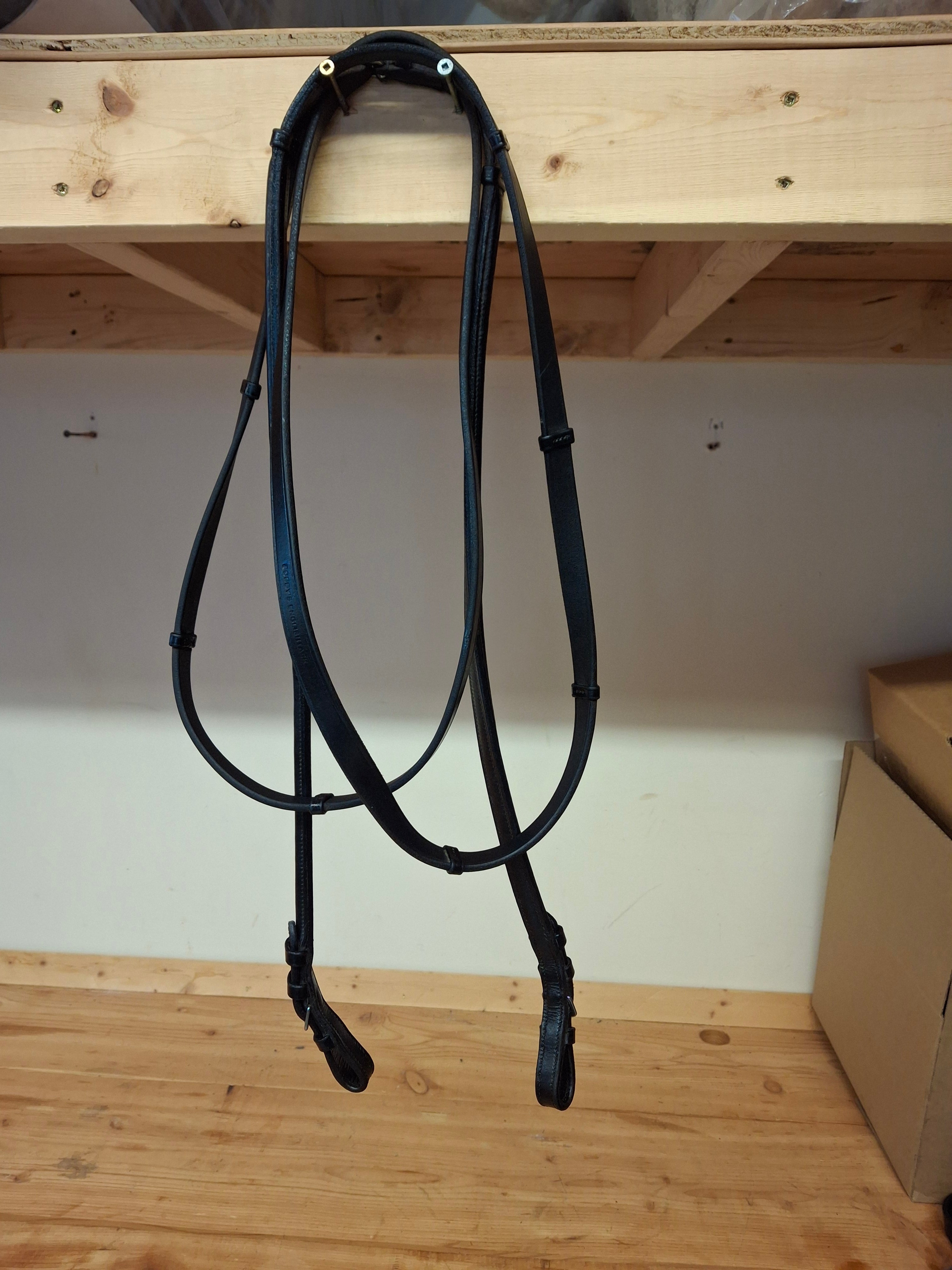 Used WB Black Bridle and Reins