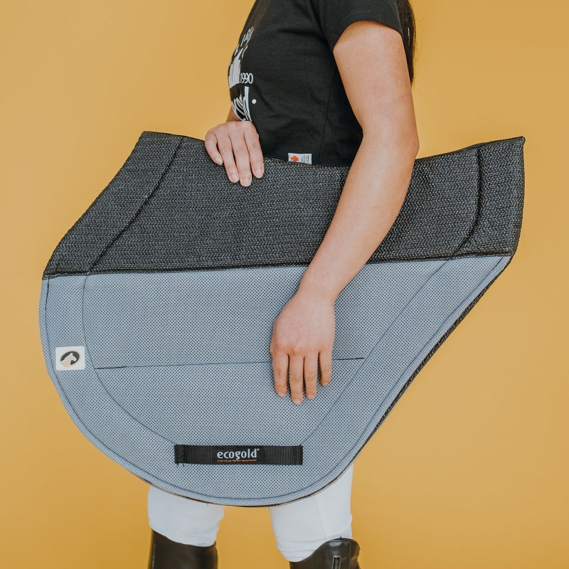 Ecogold Secure XC Saddle Pad - Grey - Extra Long