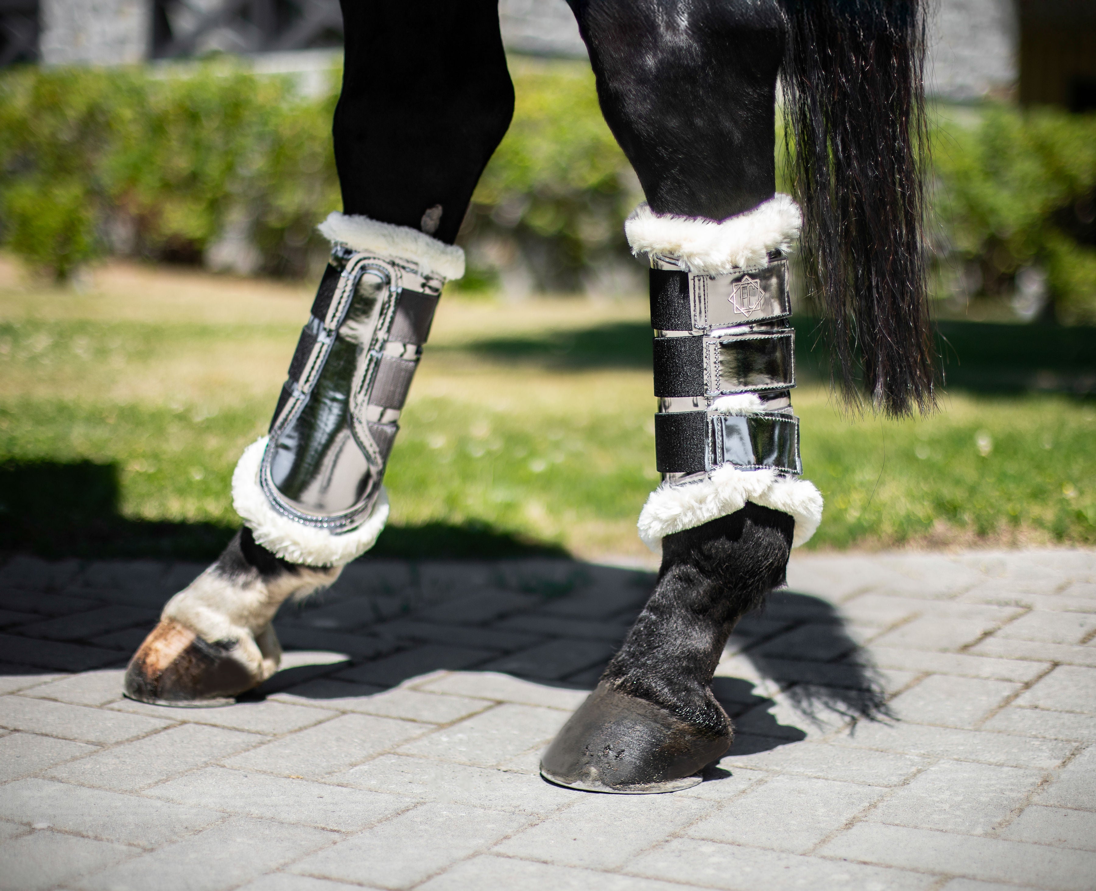 Smokey Quartz Brush Boots