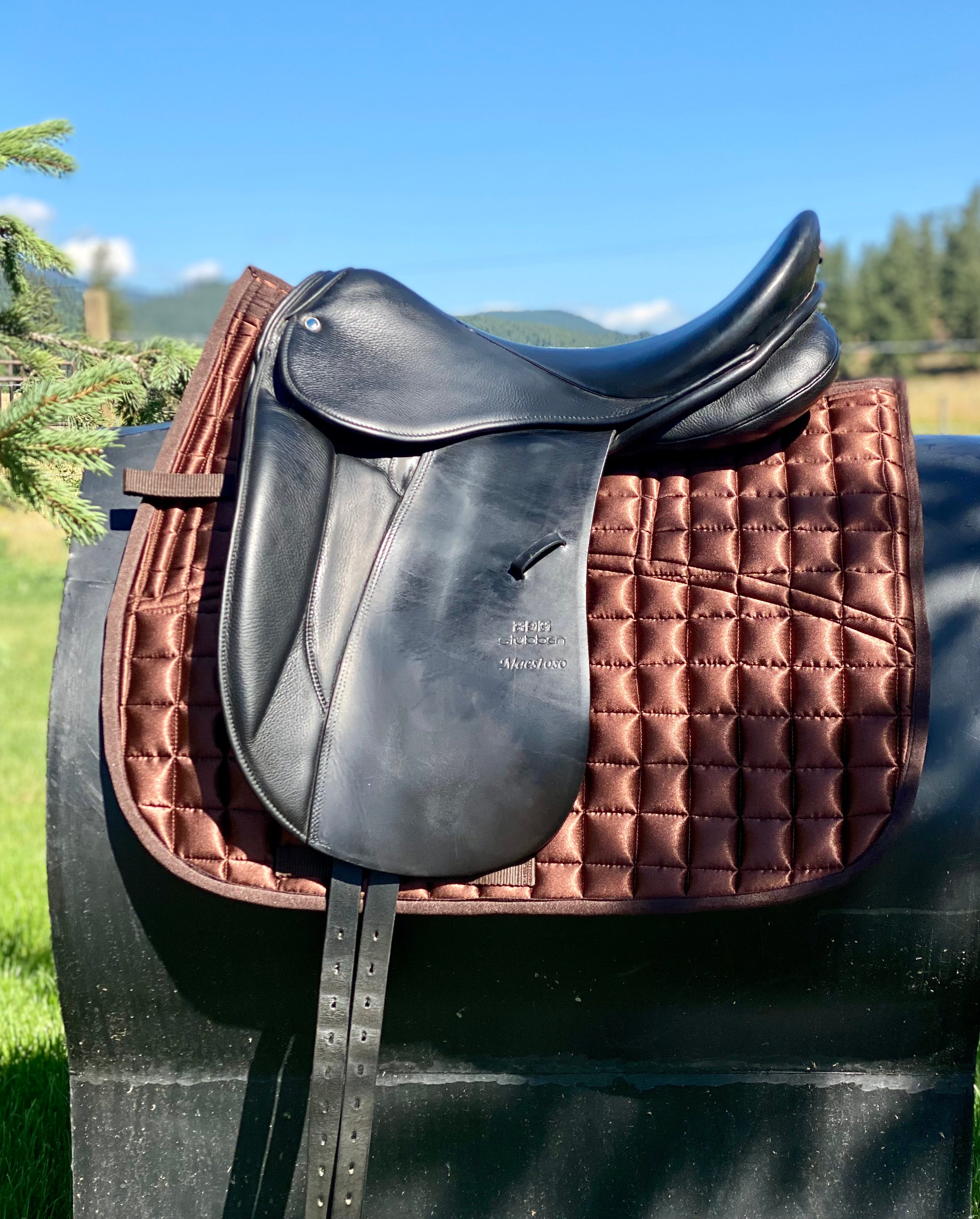 Used 18" Stubben Maestoso Dressage Saddle