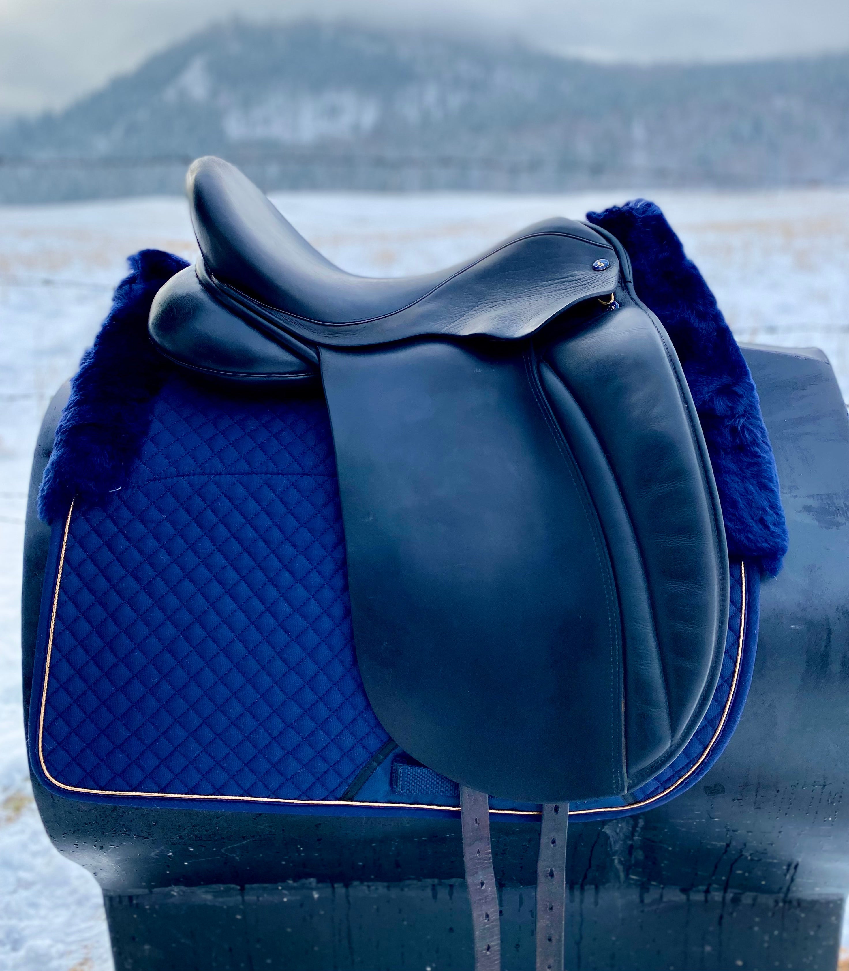 Used Hulsebos 17" Dressage Saddle