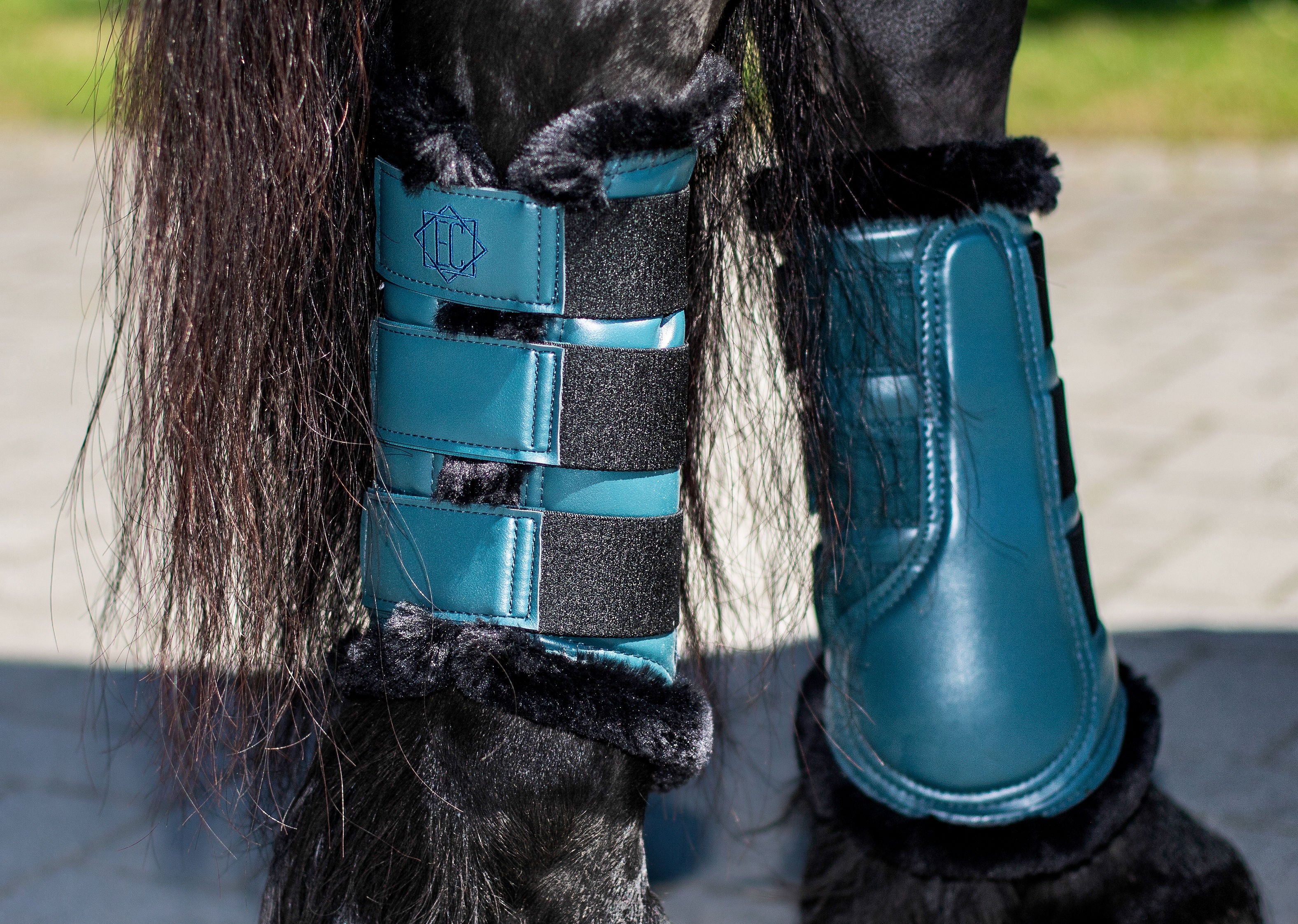 Summer Sapphire Brush Boots