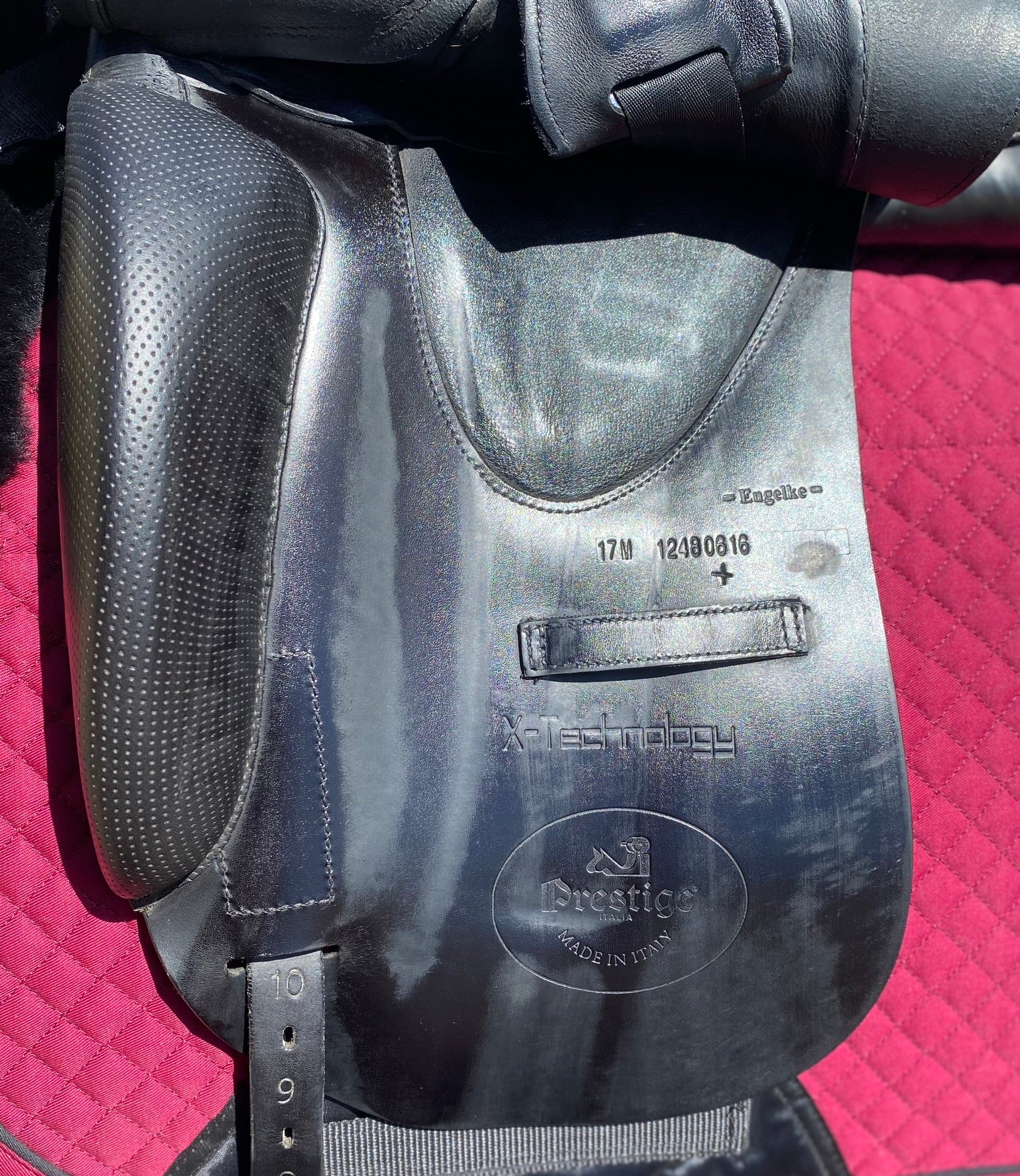 Used Prestige X-D1 17" Dressage Saddle