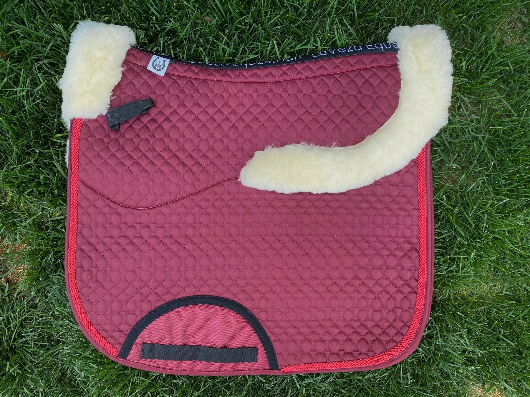 Leveza Mimiki Sheepskin Dressage Saddle Pad - Multiple Colour Options