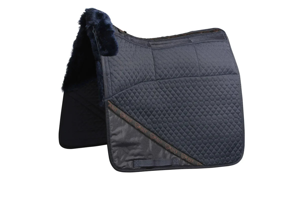 Edix Merino 8-Pocket Dressage Pad - Black XS